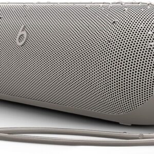 Beats Pill x Kim Kardashian - Wireless Bluetooth Speaker and Portable Charger via USB-C - Up to 24 Hours Battery Life, IP67 Water Resistant, Apple & Android Compatible, Built-in Mic – Light Gray